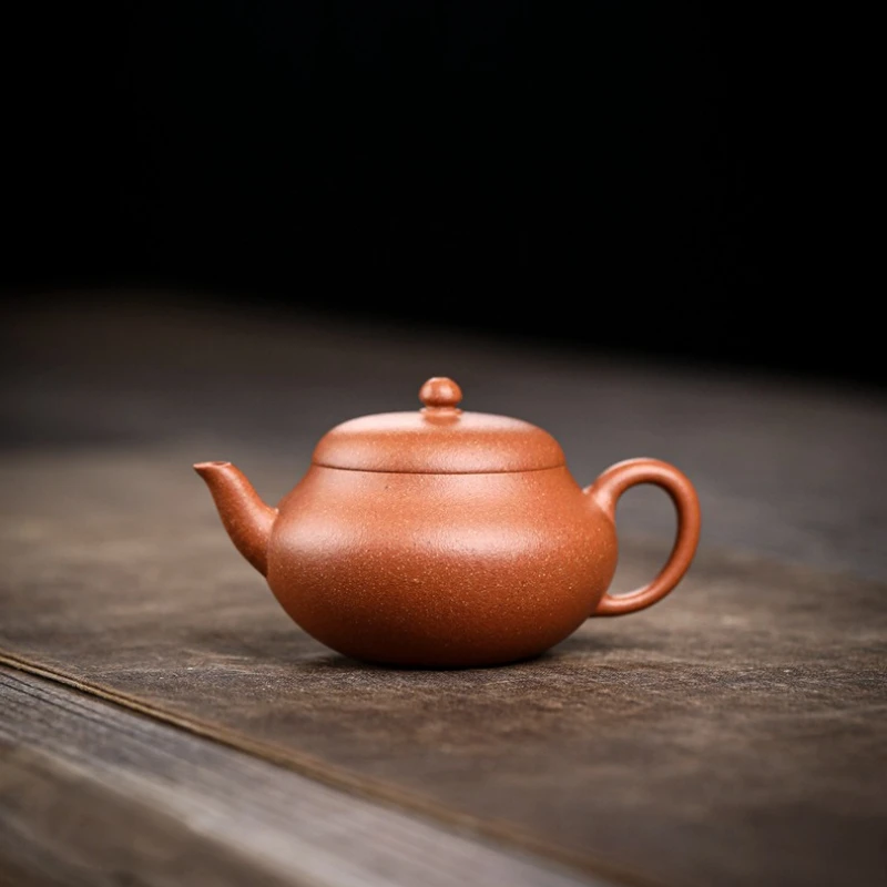 

160ml China Yixing Zisha Purple Sand Golden Jiangpo Clay Huang Shaotian Handmade Jvyuan Tea Pot