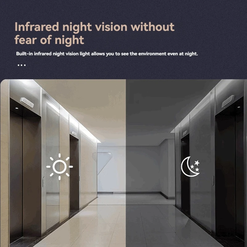 Videocamera videocitofono campanello Inteligente Wireless By Night Vision schermo da 4.3 pollici per appartamento di sicurezza Smart Home