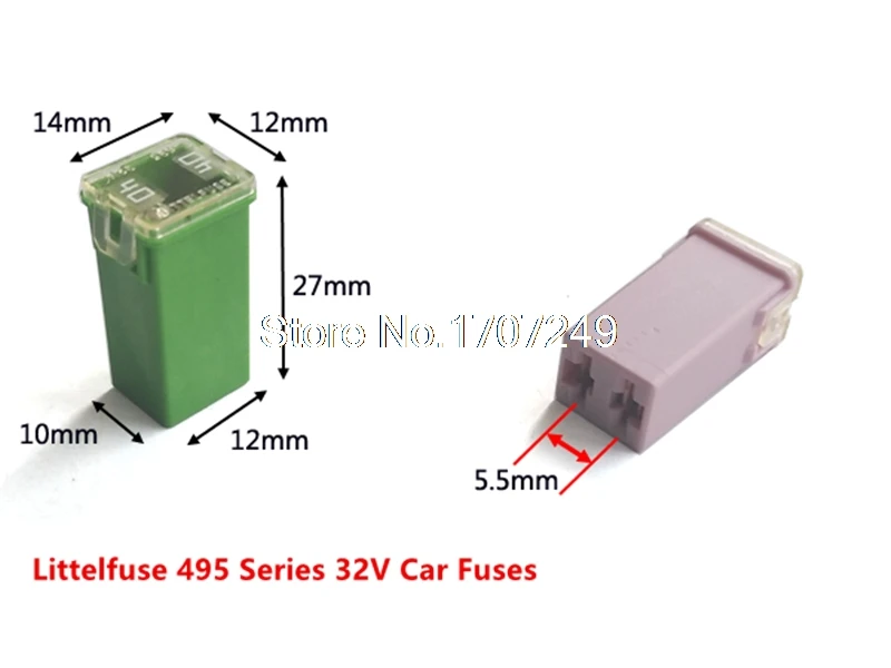 New Original Littelfuse 495 series 32V car fuse Suitable for Ford Maverick / BYD / Great Wall / Toyota /Litelfuse Auto Insurance