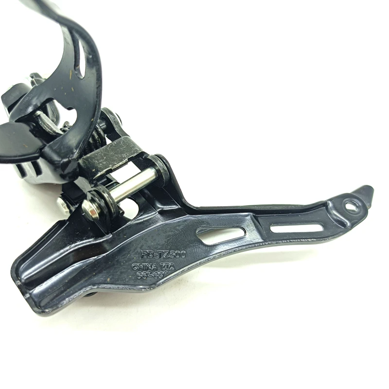 Original For Shimano Tourney TZ FD-TZ500 Bike Front Derailleur FD TZ500 Clamp Band Mount 31.8mm 3x7/6 Speed Top/Down Pull Part