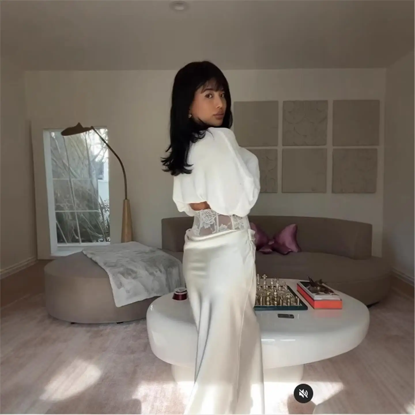 High Waist Silk Half Skirt Women's Fashion Sexy Lace Trim Cross-Border Mid-Year Leisure Fish Tail Skirt PVC Fabric