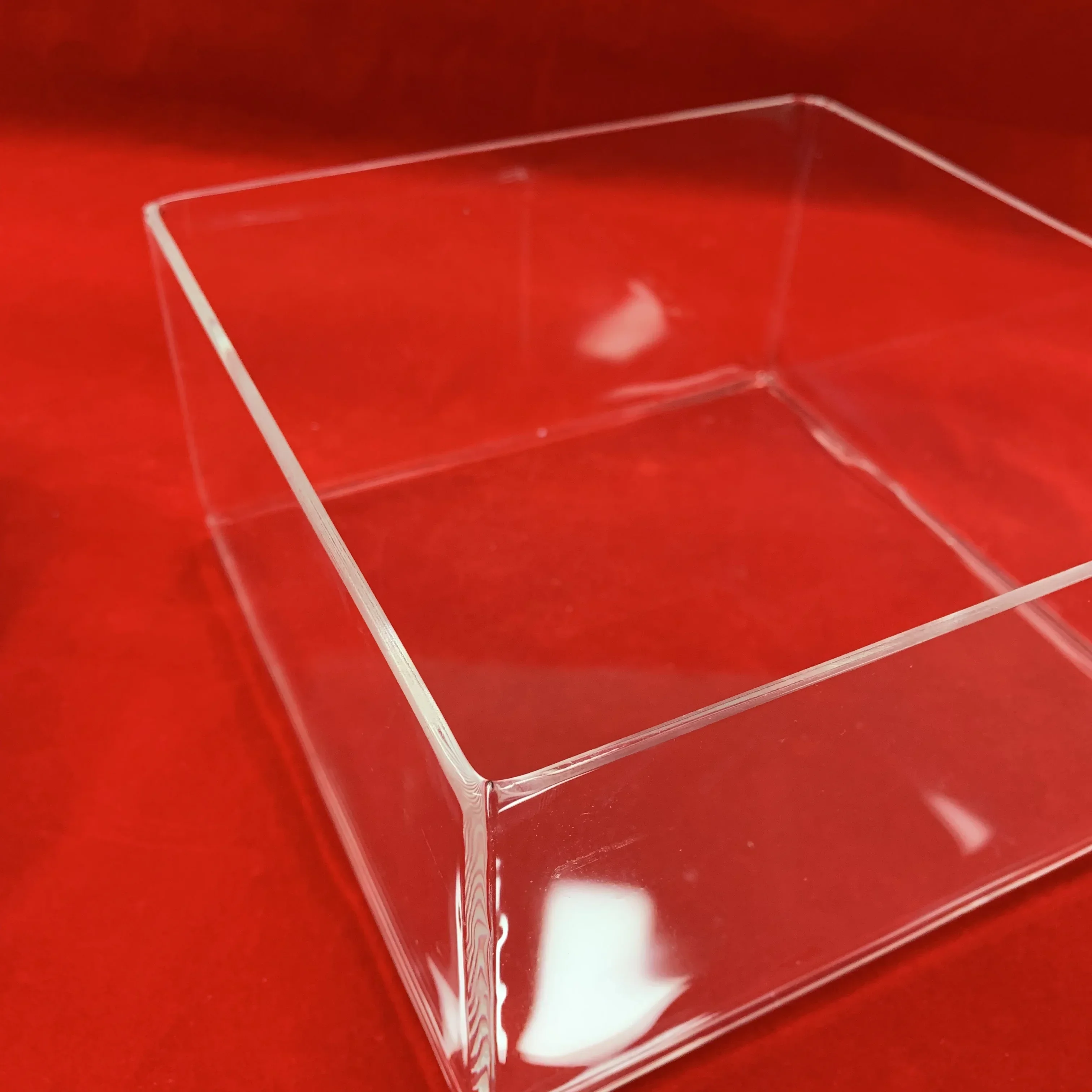 rectangular quartz petri dish