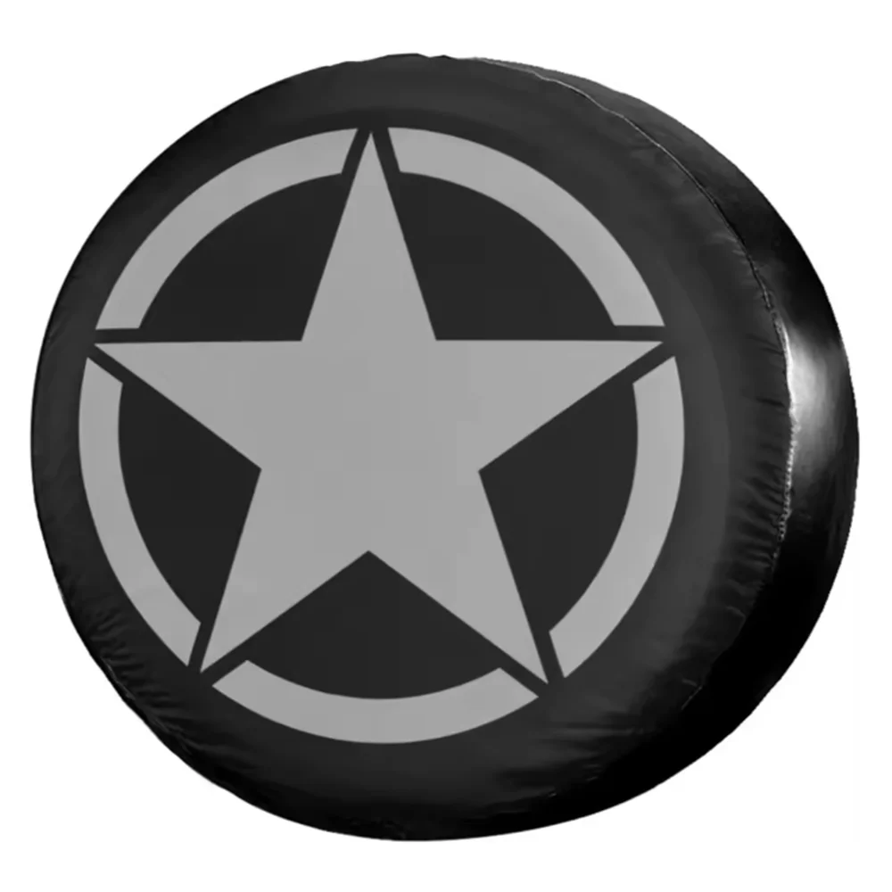 1Pcs Car High Quality Heavy-Duty PU Leather Spare Tire Cover Overland CRV Case Protector For Mitsubishi Pajero Cars  Accessories