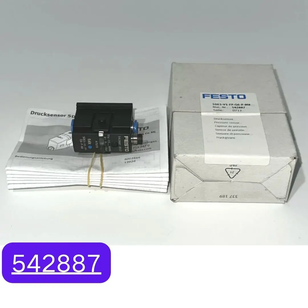 Brand New Original 542887 pressure sensor SDE5-V1-FP-Q6-P-M8 Fast Shipping