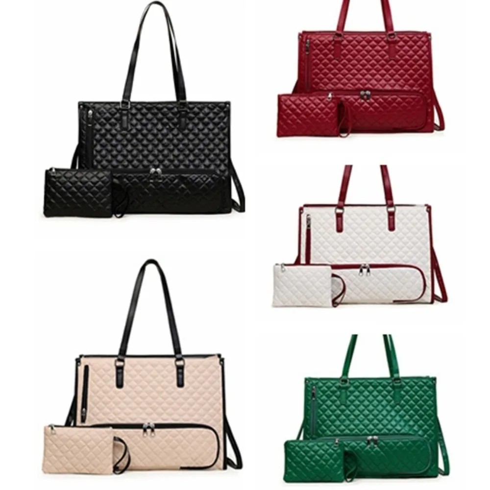 2-in-1 محمول حقيبة الغداء حقيبة الكتف حزام علب الاغذية حقيبة كمبيوتر محمول متعددة الوظائف بلون 15.6 بوصة حقائب الكمبيوتر المحمول المحمولة