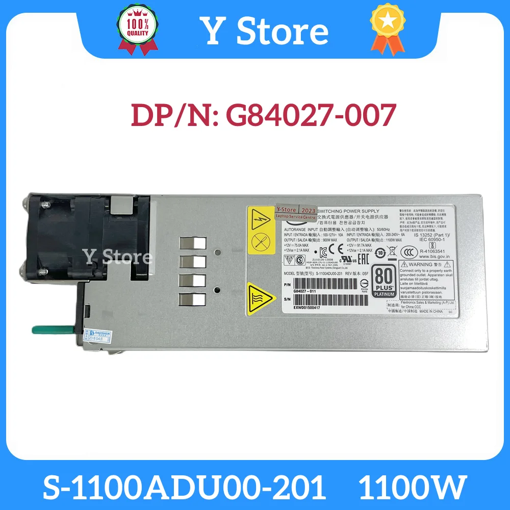 store fonte de alimentacao do servidor intel 1100w s1100adu00201 g84027007 g84027 009 fast ship original y 01