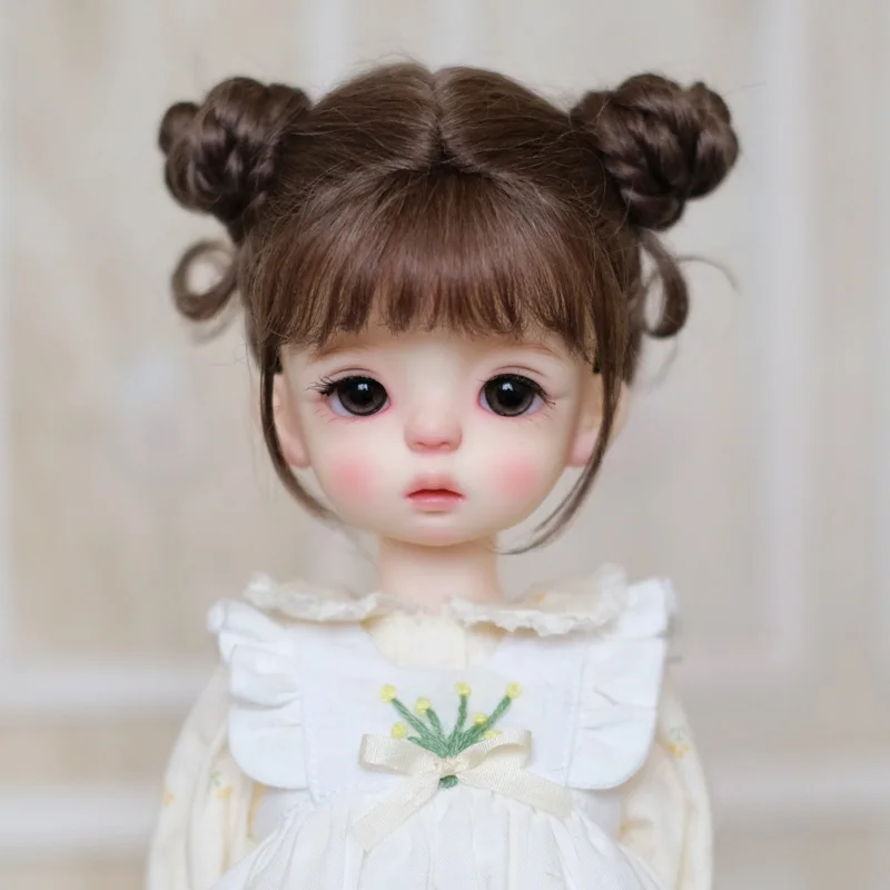 New 30cm Dolls Cute Wig Fashion Shawl Long Hair Curl for 6-7 Inch Head Circumference 1/6 BJD Doll Accessories Toys Kawai Hair