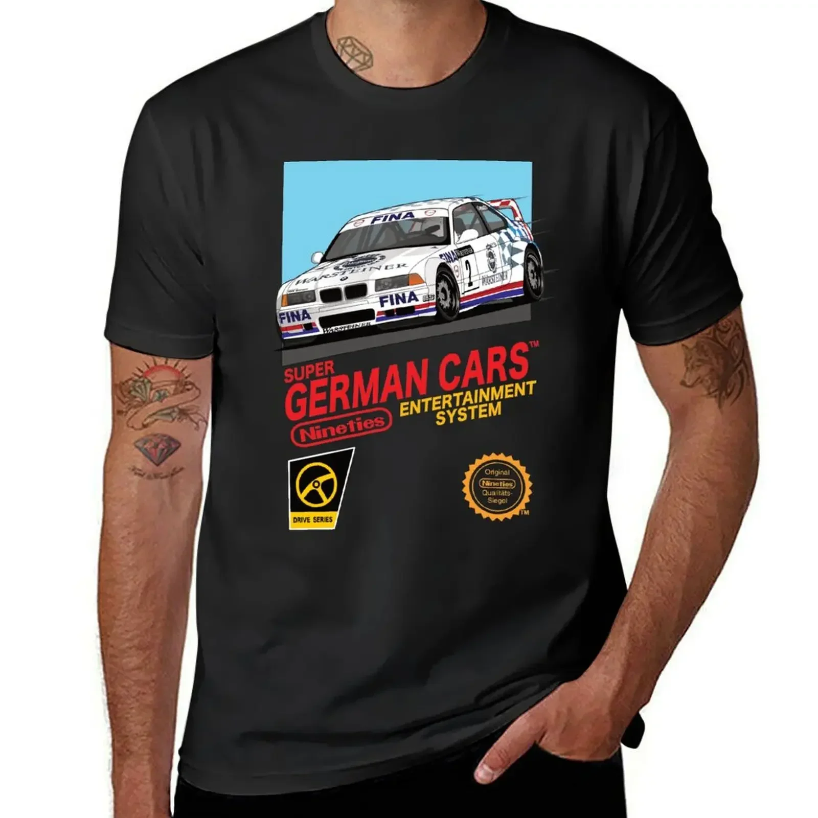 

Retro German Entertainment! T-Shirt oversized t shirt street wear man clothes clothes for men