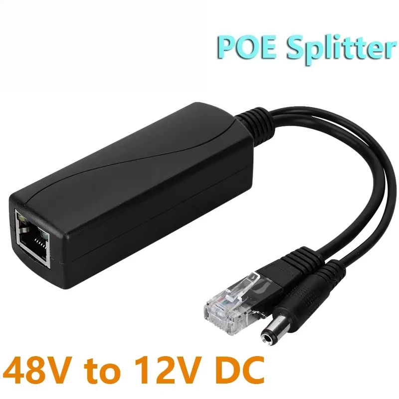 

Кабель-адаптер-разветвитель POE 48В на 12В с инжектором питания для Huawei и Hikvision, новинка 2022 года