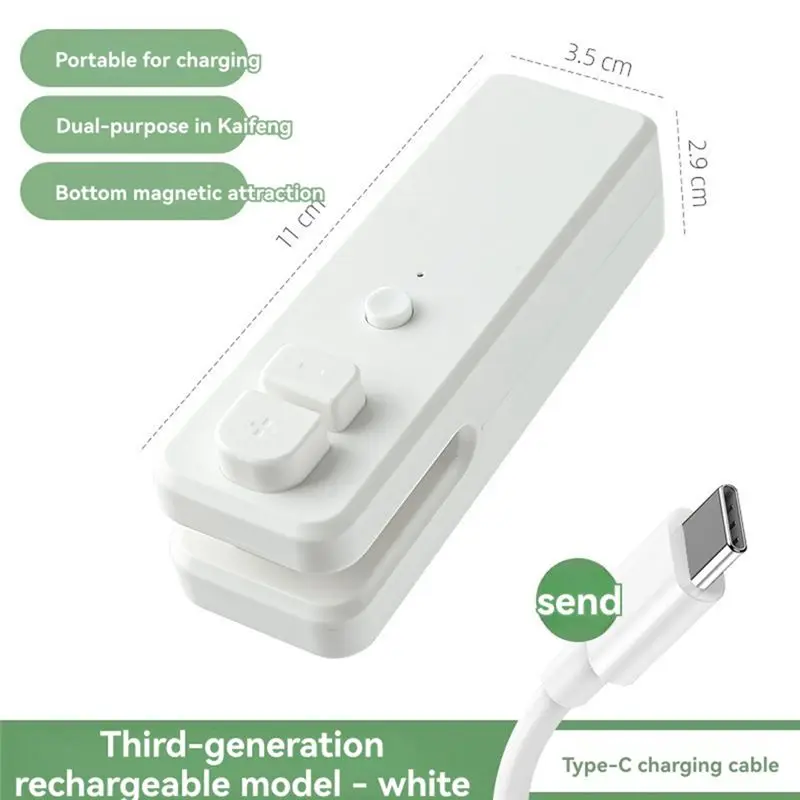 Small Sealing Machine Snacks Laminator Home Use Plastic Bag Food Preservation Vacuum Sealing-AT30
