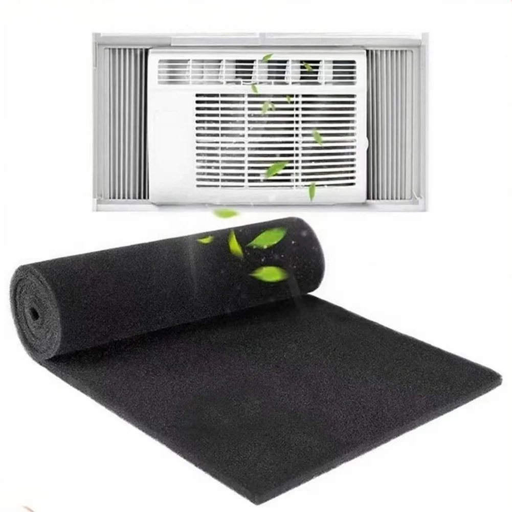 Activated Carbon Pad for Window Conditioners Air Purifiers and Vent Covers Dust Pet Dander Smoke Removal 400x700x6mm