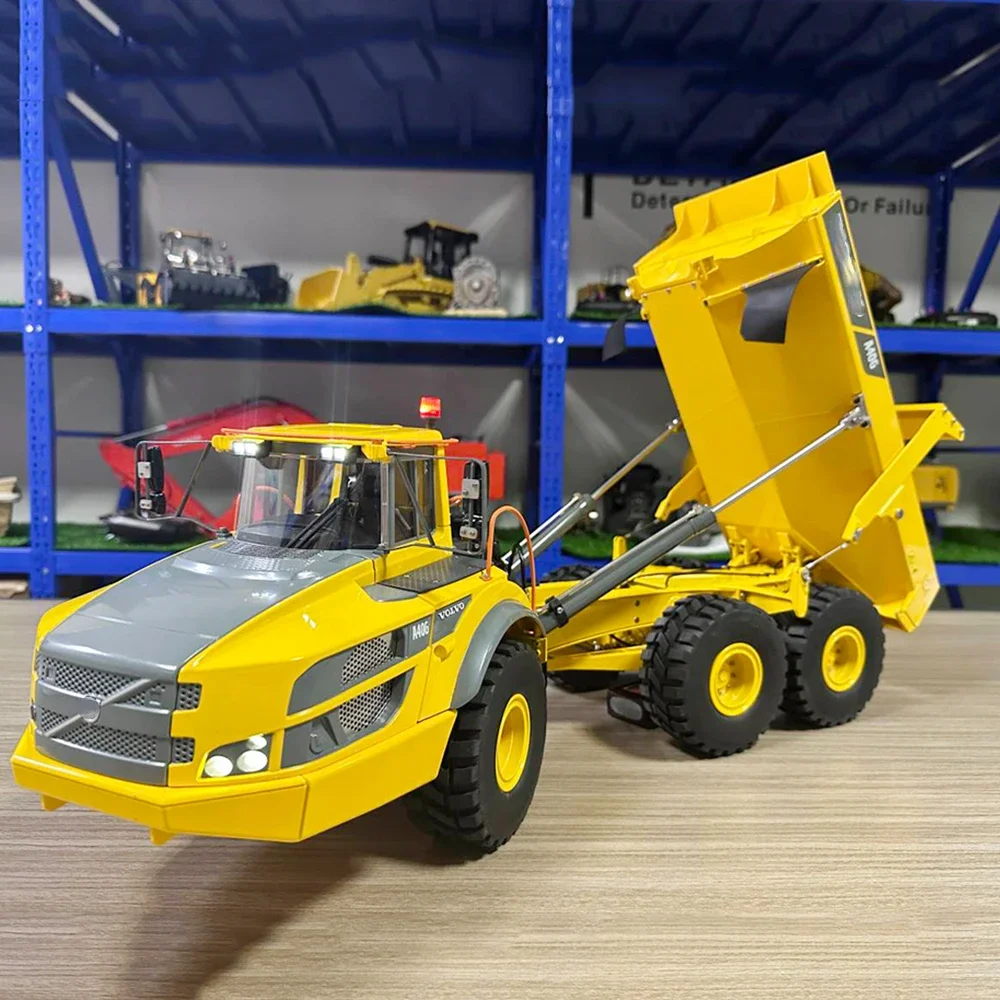 

Double E A40G RC 1/16 Hydraulic Articulated Dump Truck with Audio Group and Light Group Complete Vehicle Die-casting Metal