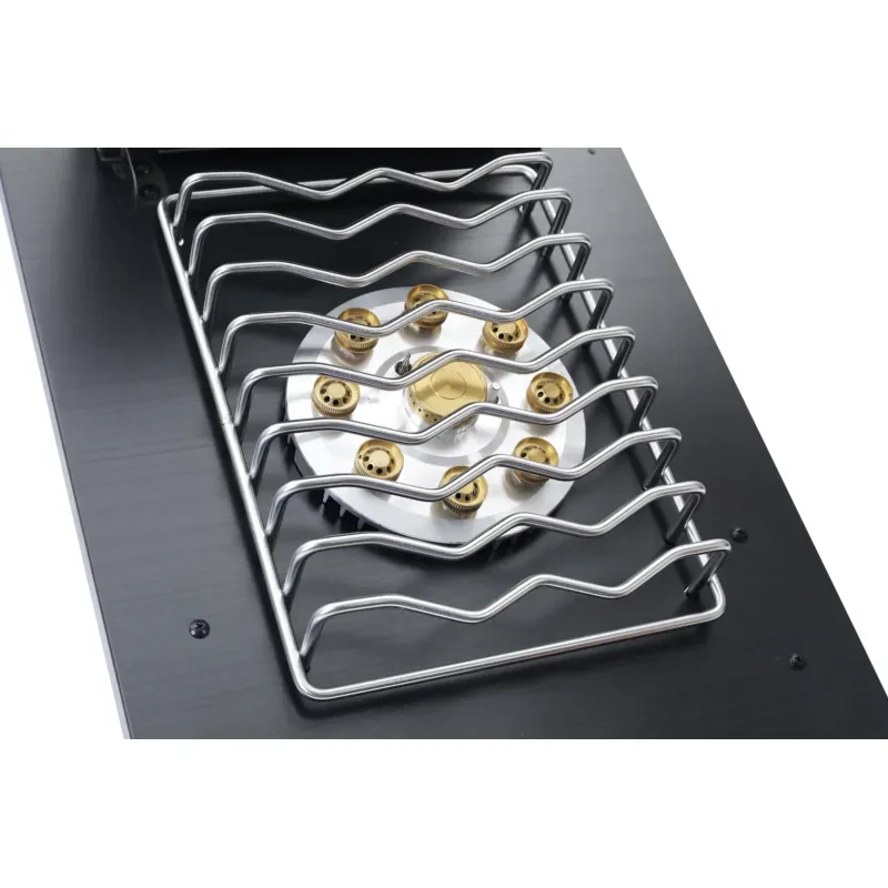 Modern Luxury Premium Stainless Steel Electric Grill with Matte Side Grill for Football Fan Area Parties