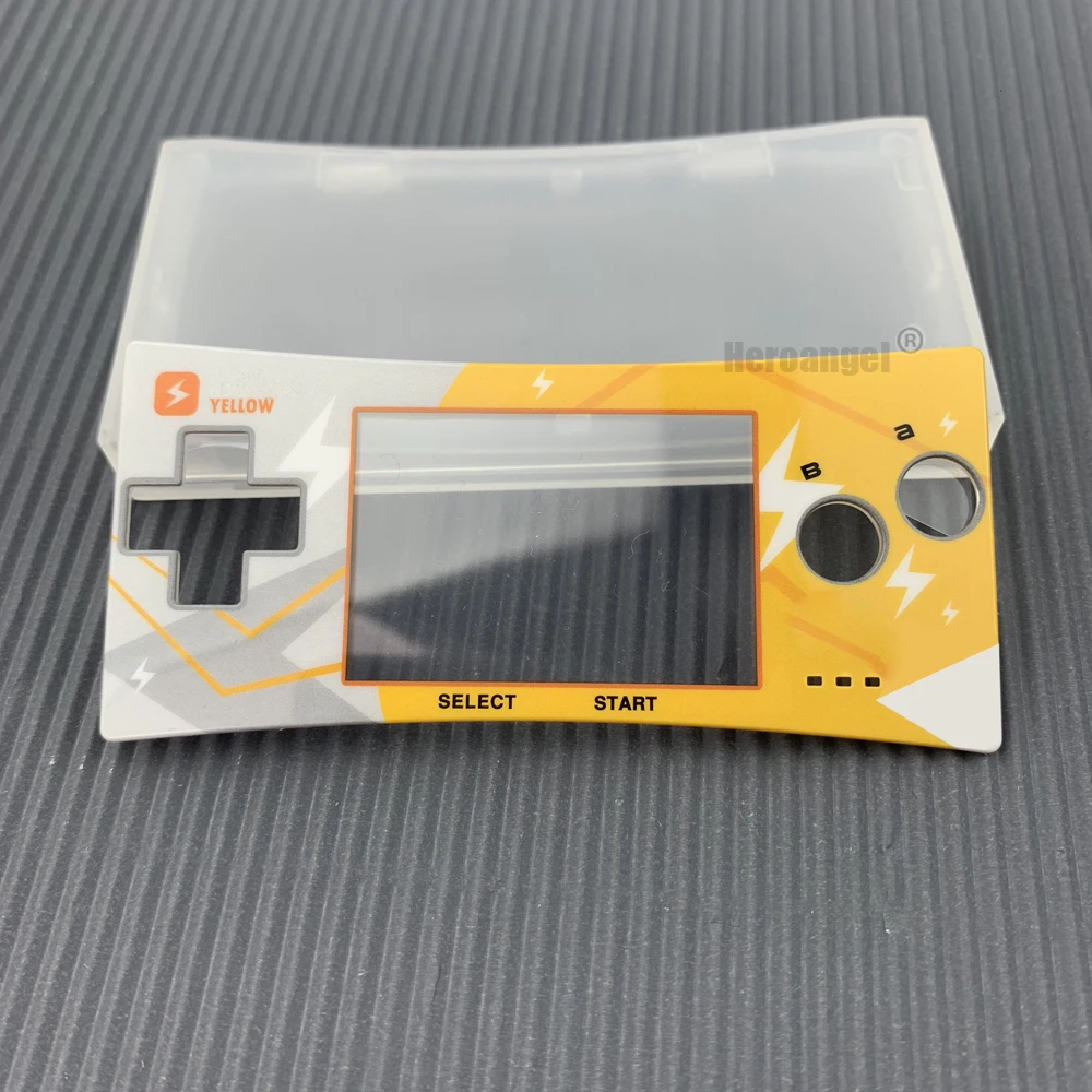 2023 NEW Replacement Front Faceplate Cover for Nintendo GameBoy Micro for GBM System Front Case Shell Housing Accessories