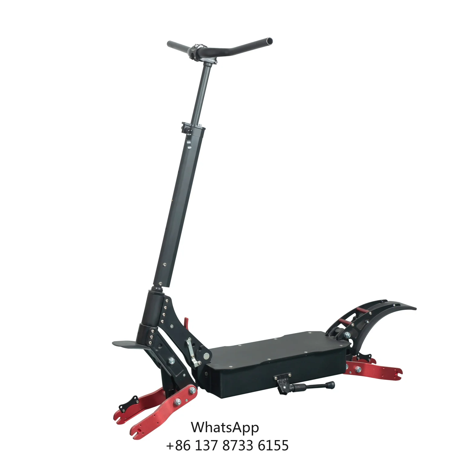 Hot Selling Easy Folding 11inch Electric Scooter Body Parts Open Size 150mm Scooter Frame For Sale