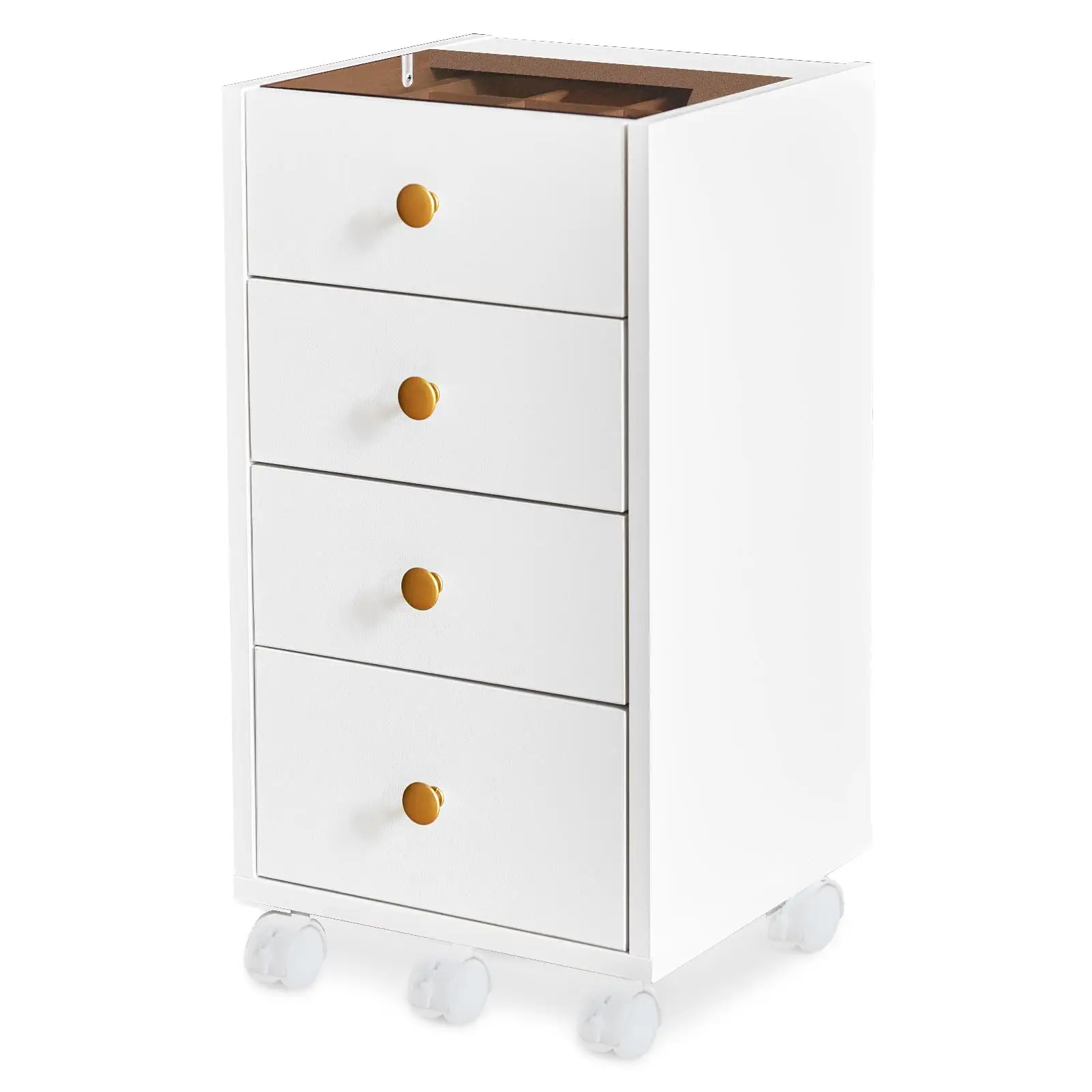 

Modern Minimalism 4 Drawers Storage Cabinet Bedroom White Wood Vertical Dresser Stackable Tower Wardrobe Closet for File Clothes