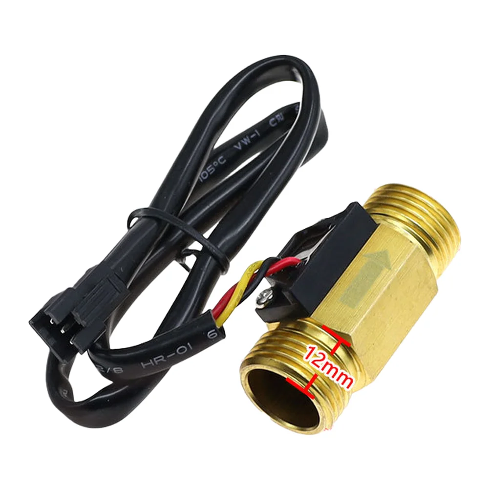Water Flow Sensor Hall Effect Switch Copper For Gas Water Heater Wall Mounted Boiler Temperature Regulation Heating Accessories