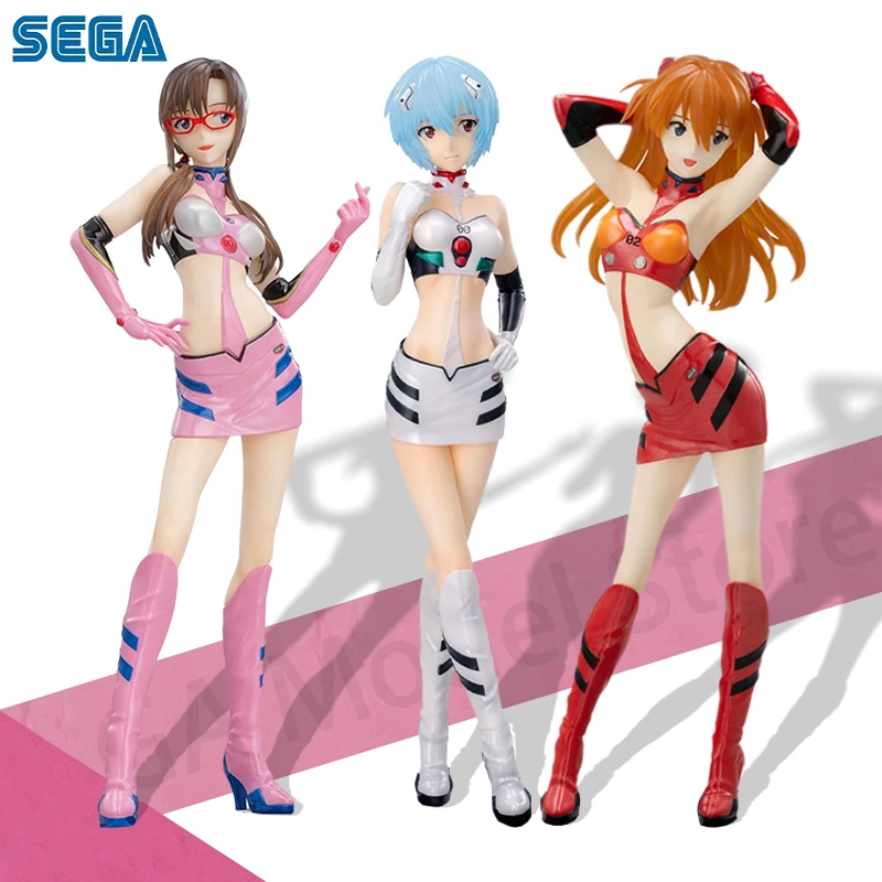 In Stock SEGA Genuine Luminasta Shin Seiki Evangelion EVA PIT WALK Soryu Asuka Langrey Ayanami Rei Anime Action Figure Model Toy