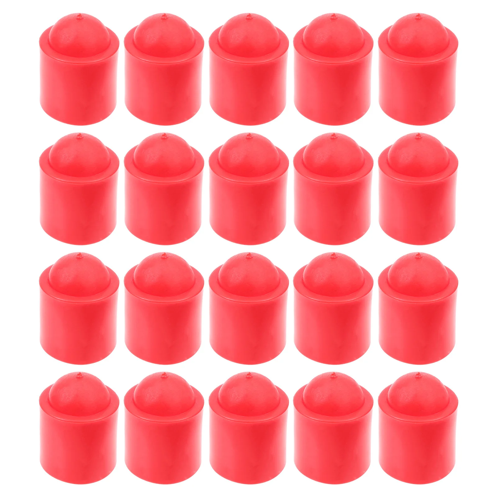 

20pcs Billiard Rod End Protectors Replaceable Cue Ends Covers For Pool Snooker Cues Tips Protection Supply Accessory