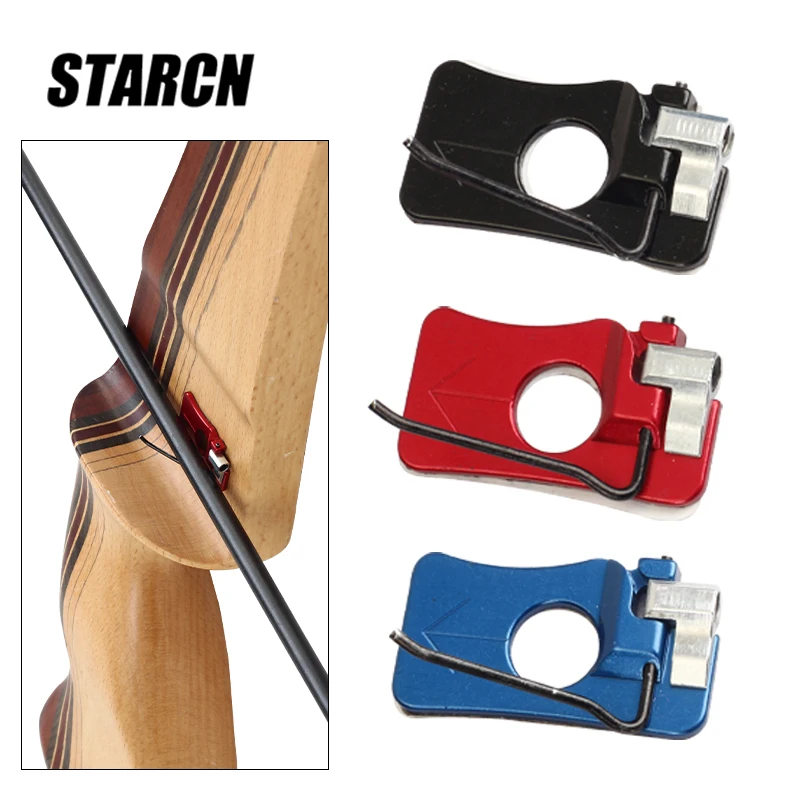 Archery Arrow Rest Magnetic Alloy 3color Recurve Bow Metal Steel Needle Arrows Rest Outdoor Hunting Shooting Exercise Equipment