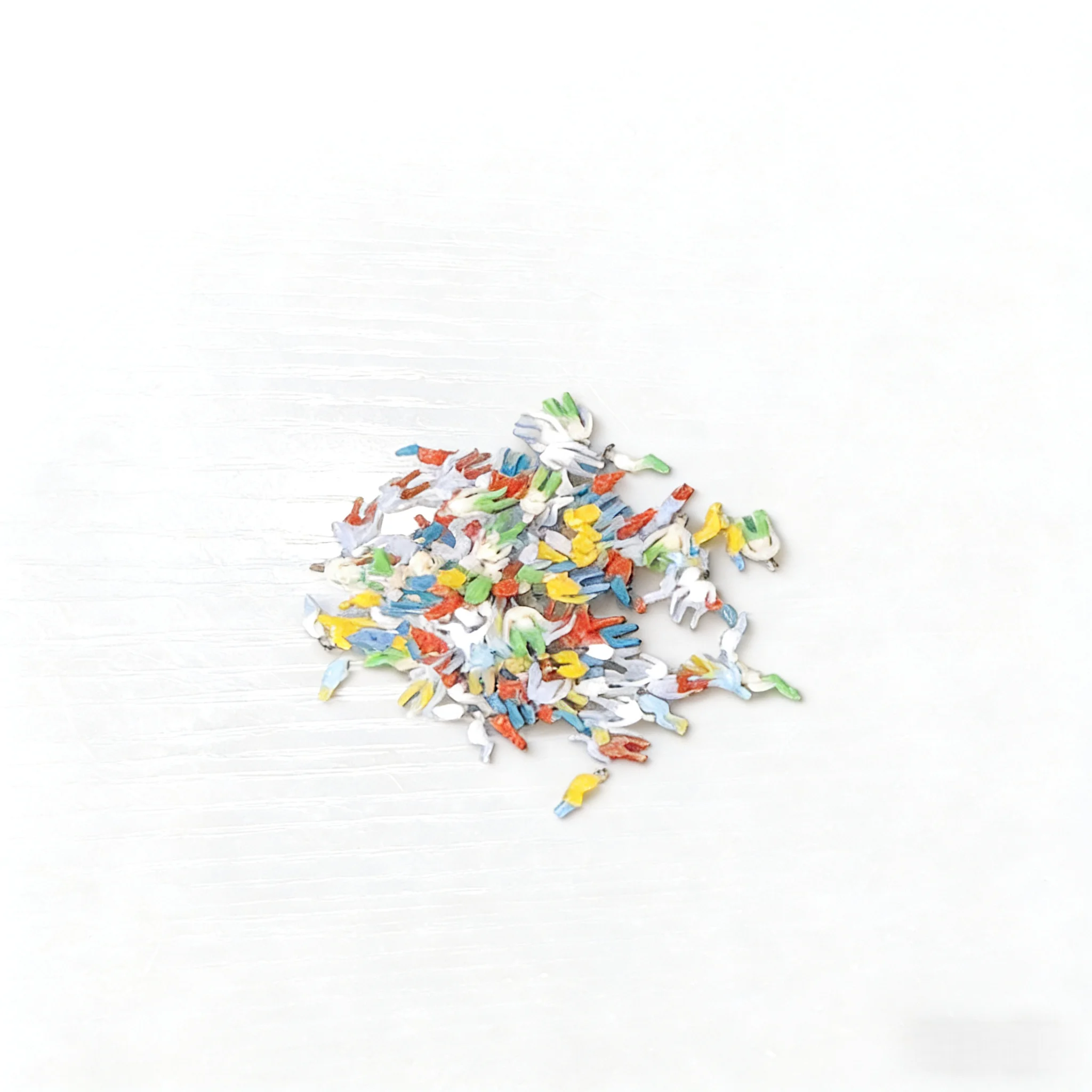 100 pieces 1:87 1:100 1:150 1:200 Sand table model Sitting colored figures DIY scene matching Construction ornaments