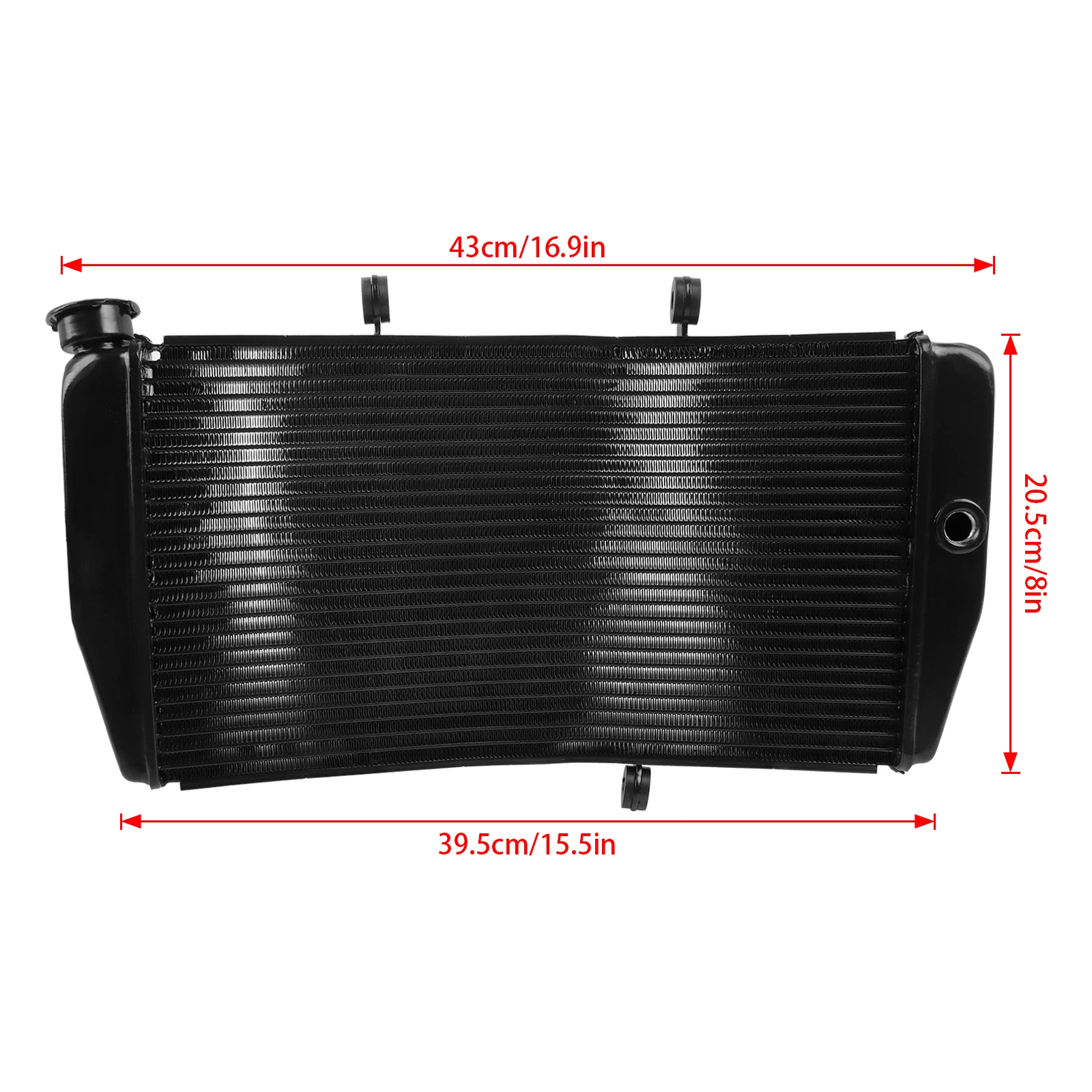 Motorcycle Aluminium Engine Radiator Cooler Coolant Cooling Water Tank For Honda CBR900 2000 CBR929RE CBR 929 RE CBR929 RE 2001 - view 2