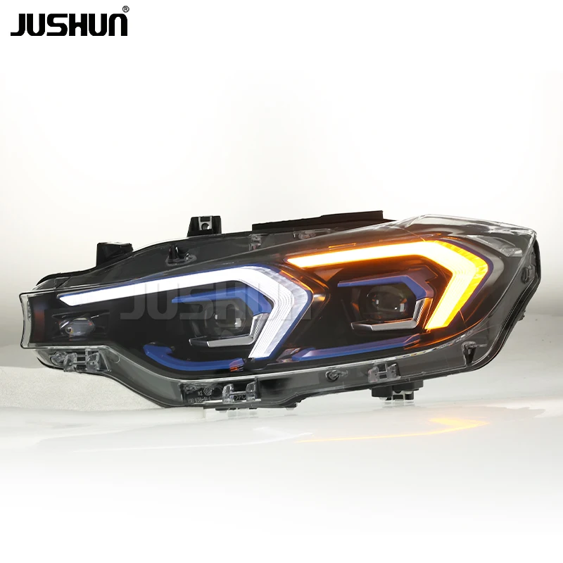 JUSHUUN for BMW F30 LCI Adaptive LED Headlights - Auto High Beam, Error-Free, DOT Certified 2013-2018