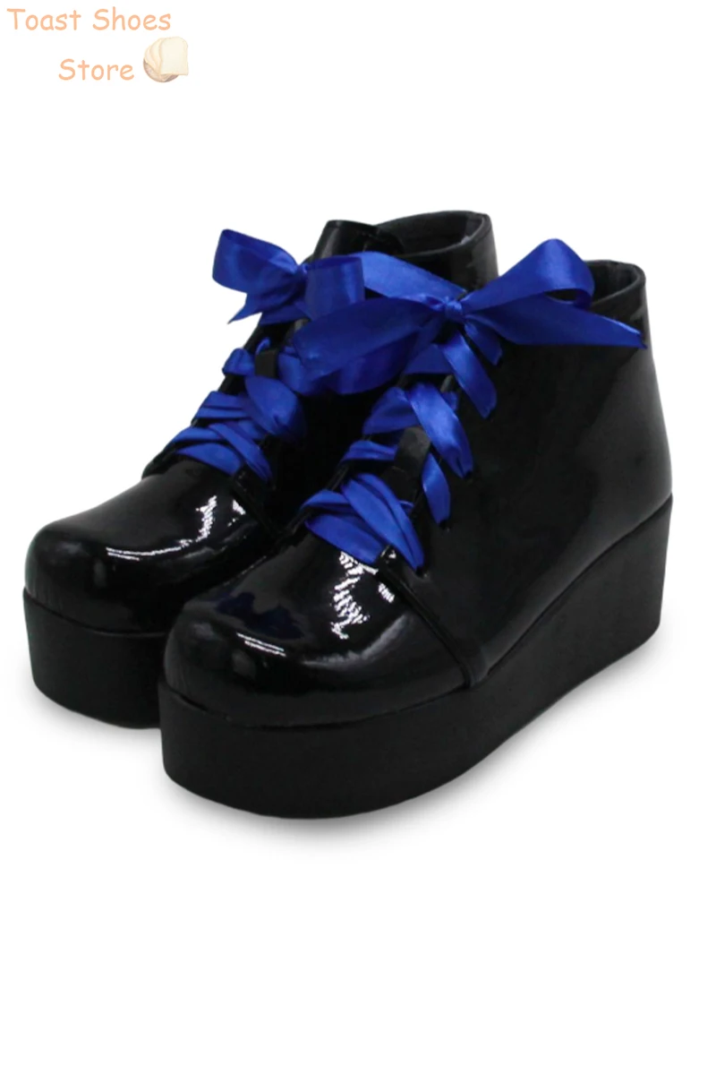 Tsukino Mito scarpe Cosplay Vtuber puntelli Cosplay scarpe in pelle PU stivali di Halloween Costume Prop