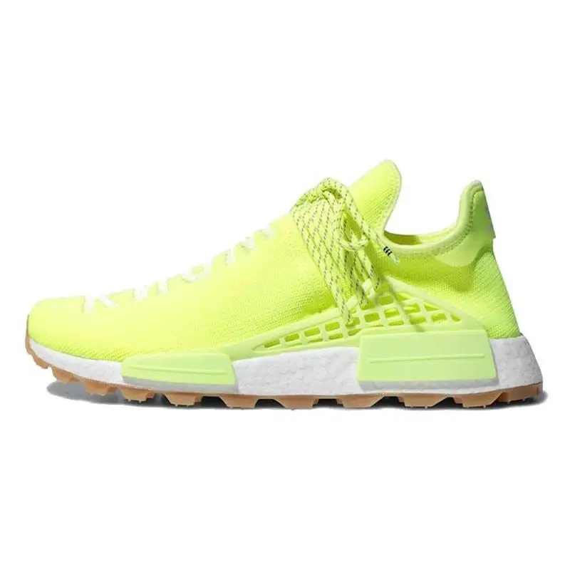 Adidas NMD Hu Trail Pharrell Now Is Her Time Solar Yellow Sneakers shoes EF2335