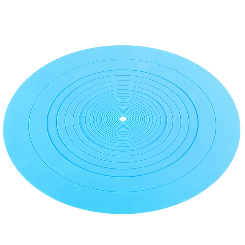 AEE7-295Mm Silicone Turntable Mat Anti-Vibration Slipmat Record Mat For LP Vinyl Record Player Audio Replacement Accessory