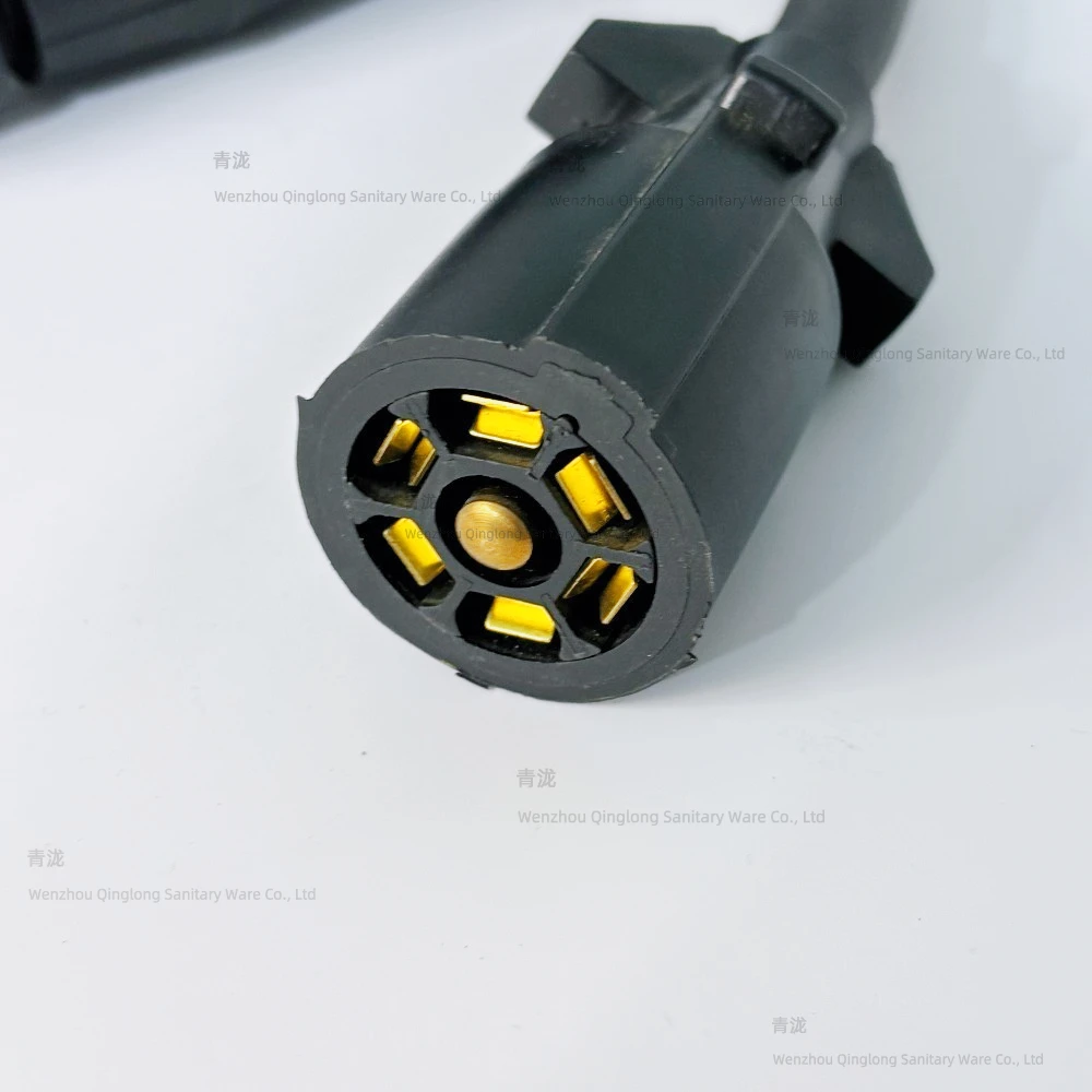 

Trailer Extension Cord 3ft 7 Way Double Prong Male Plug RV Connecting Line