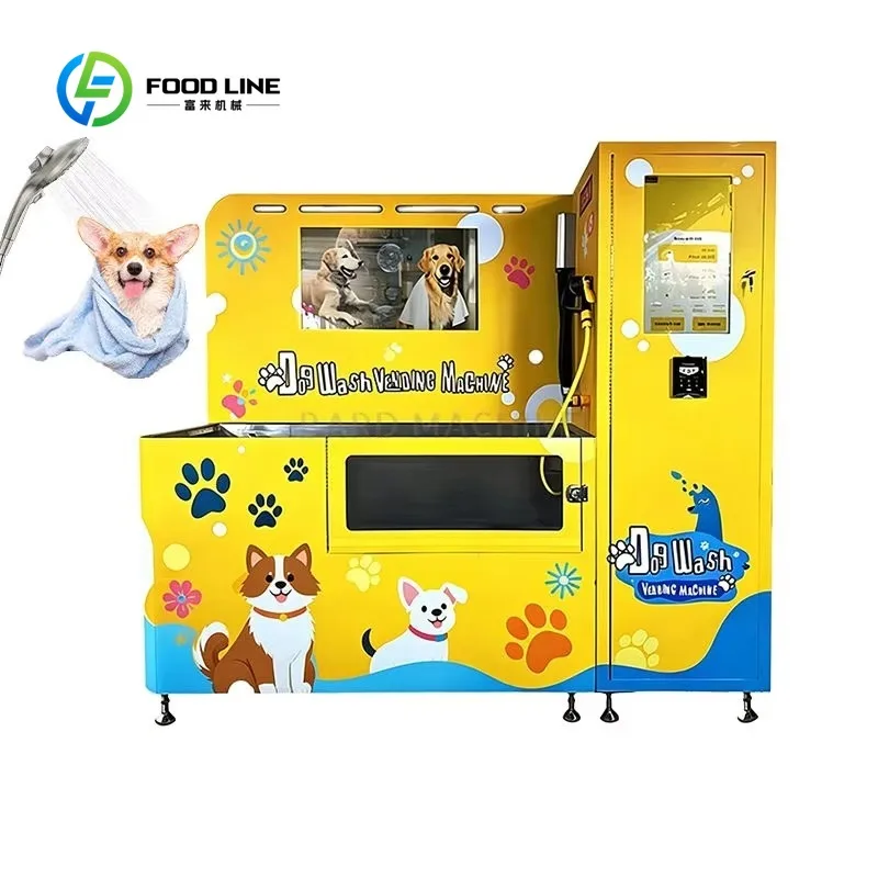 Stainless Steel Self-service Pet Washing Machine Customized Payment Methods Cat and Dog Pet Washing Vending Machine