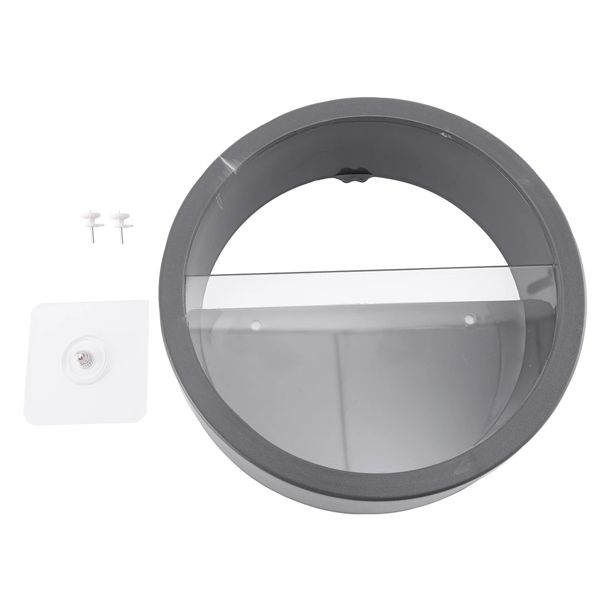 

Hydroponics Wall Hanging Flower Pot Decorative Planter Round Flower Holder Transparent Glass Funny Shape No Trace for Office