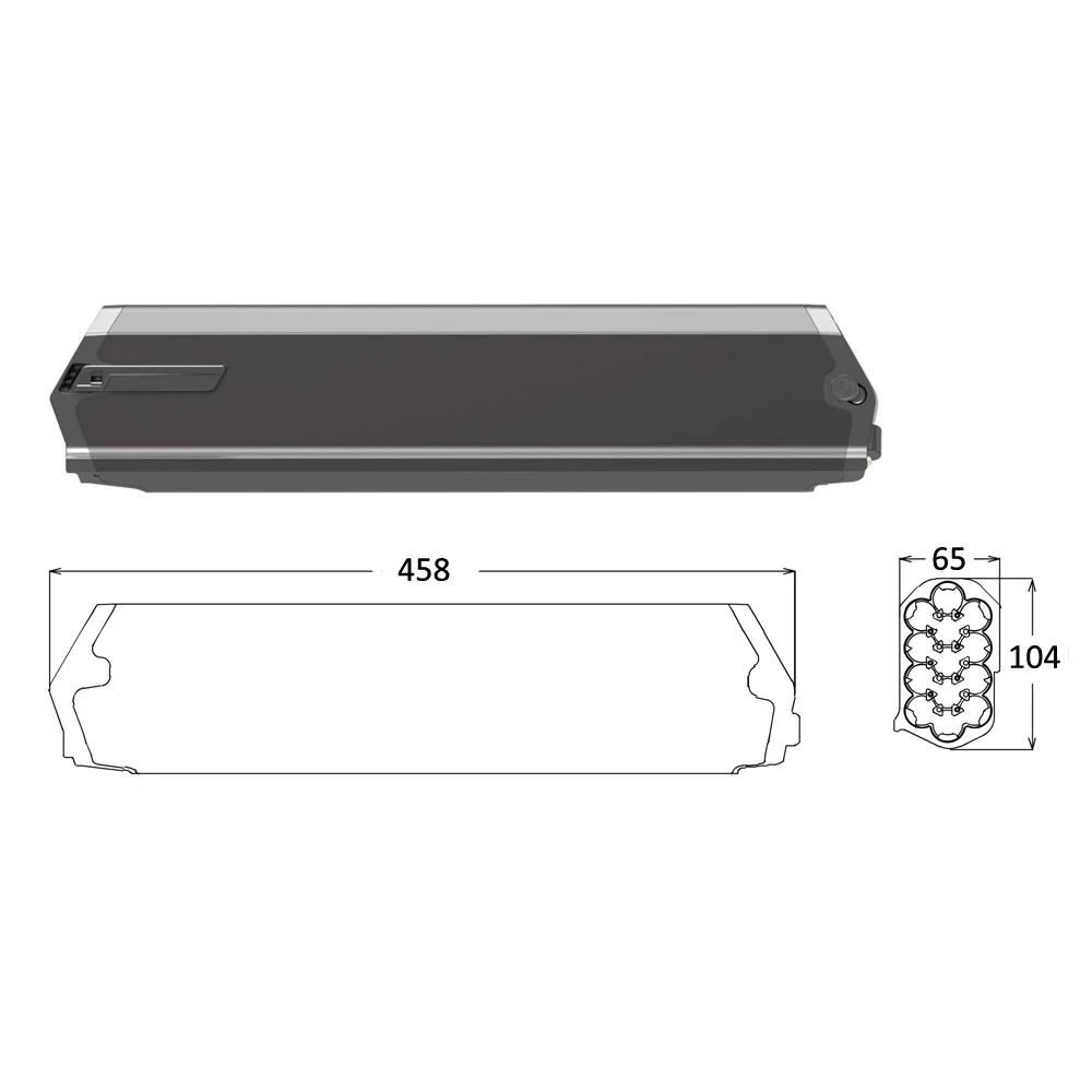 Dorado Plus Ebike Battery 48V 13Ah 15Ah 16Ah 17.5Ah for NCM, Moscow +, Italy +, Miami and Venice