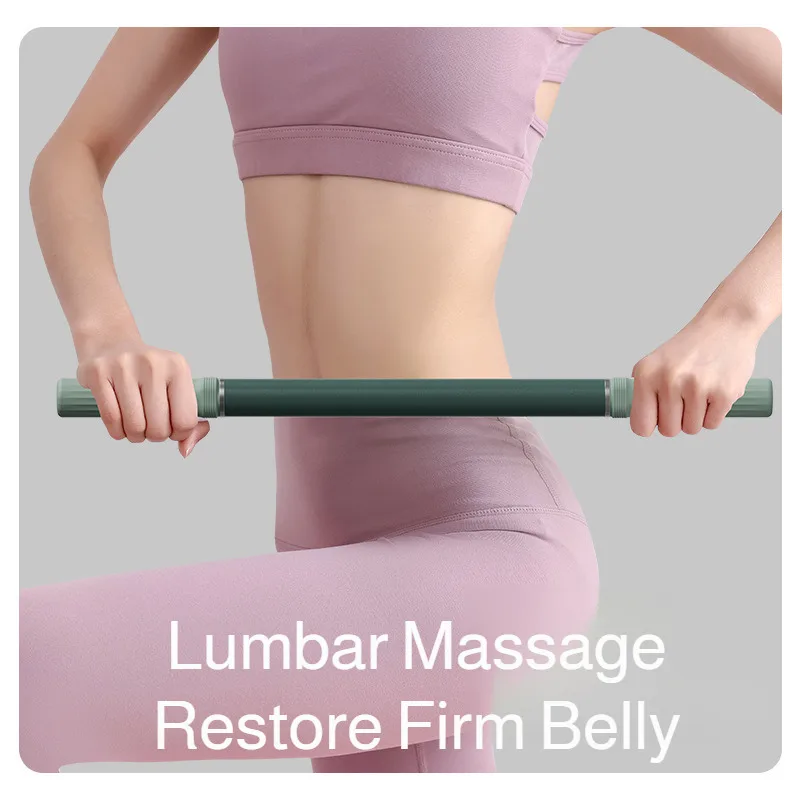 عصا تدليك الجسم اليوغا اللياقة البدنية مكافحة السيلوليت العضلات عصا تدليك الجسم تمتد اليوغا مريح التدريب الاسترخاء أداة