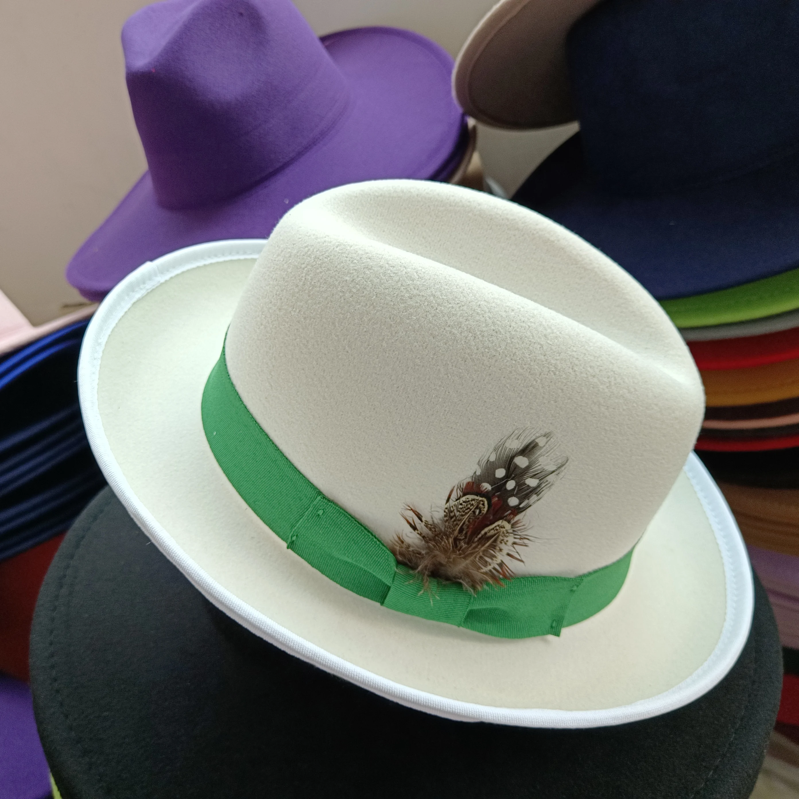 chapeau femme hats French men hat felt hat white hat for wedding jazz hat Wholesale Toubat hat porkpie cap sombrero hombre