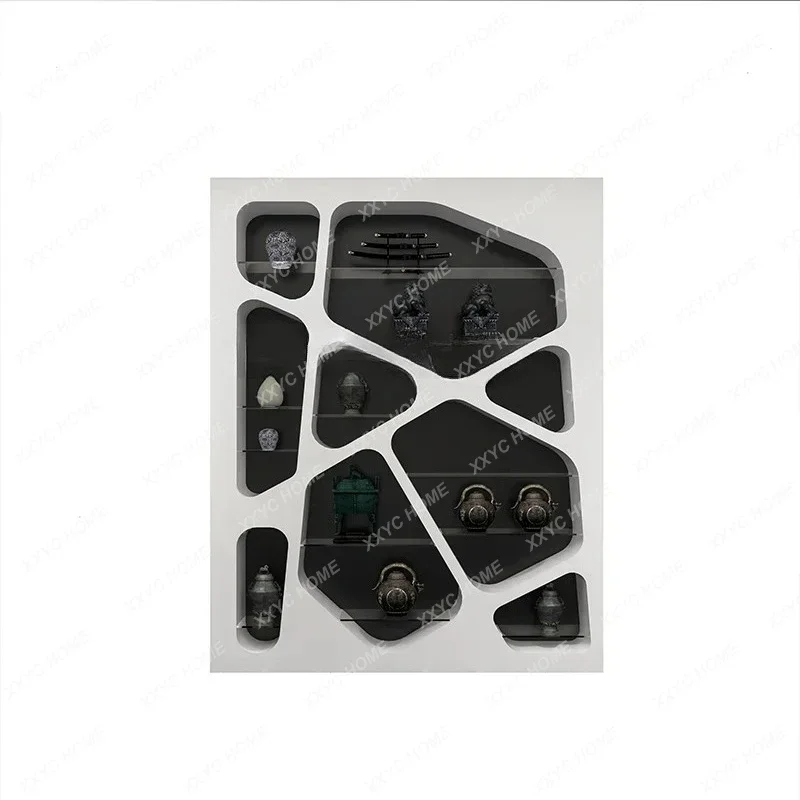 

xz1X1Modern Display Cabinet Tea Baijiu Collection, Combination Display, Display Rack Solid Wood High Cabinet