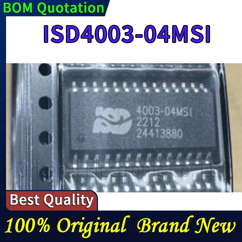 10pcs/lot  ISD4003-04MSI  Original  In stock High quality