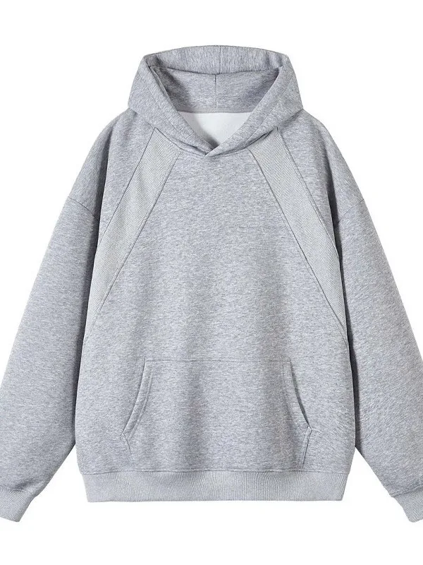 

Оверсайз худи-свитшот 300 Pou для осени и зимы, свободный крой, американский уличный стиль, Cleanfit