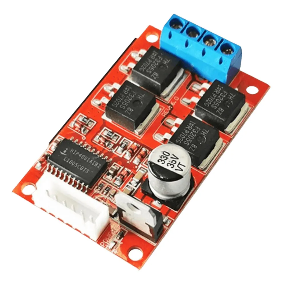 Brush Motor Driver Controls Module H-Bridge Brushed DC Motor Driver Board 450W DC 12V/24V/36V Reversing Brake