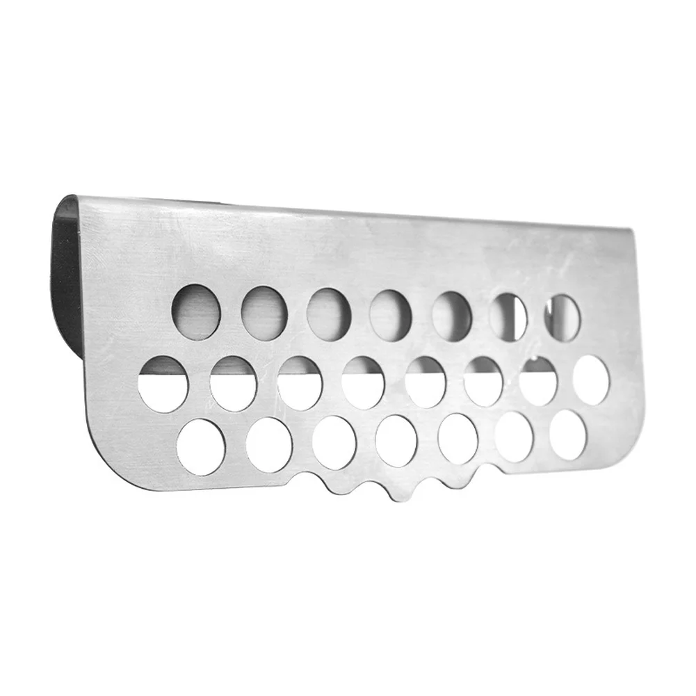 Stainless Steel Grease Gate for Griddles up to 36 Inch with Adjustable Buckle to Keep Food from Falling into Grease Trap