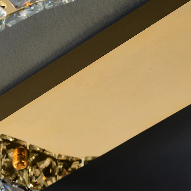 Kristall Decke Lampen Ringe Dimmbare Fernbedienung LED Decke Licht Innen Leuchte für Esszimmer/Bett/Wohnzimmer