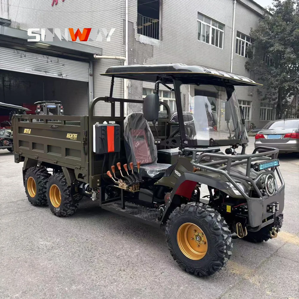 

Adult Utility ATV 4x4 6x6 Off Road Vehicle Cargo Passenger Farm Transport All Terrain