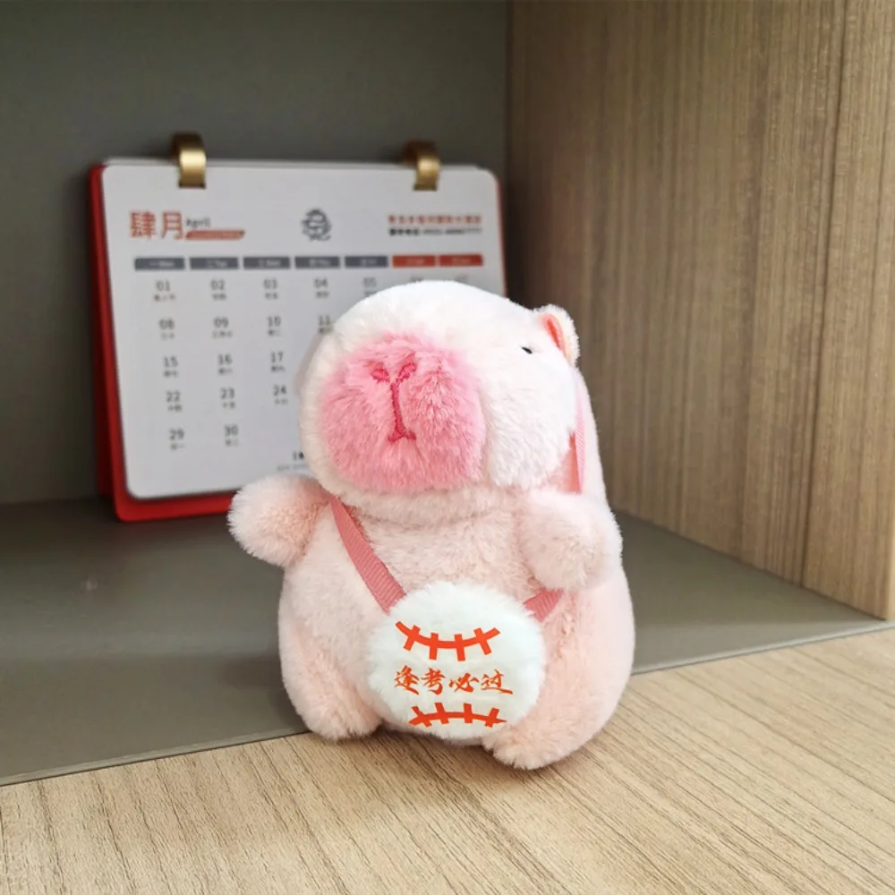 10-13cm Capybara Keychain Kawaii Multicolor Pink Capibala Bag Hanging Stuffed Animals Guinea Pig Capybara Toy Kids