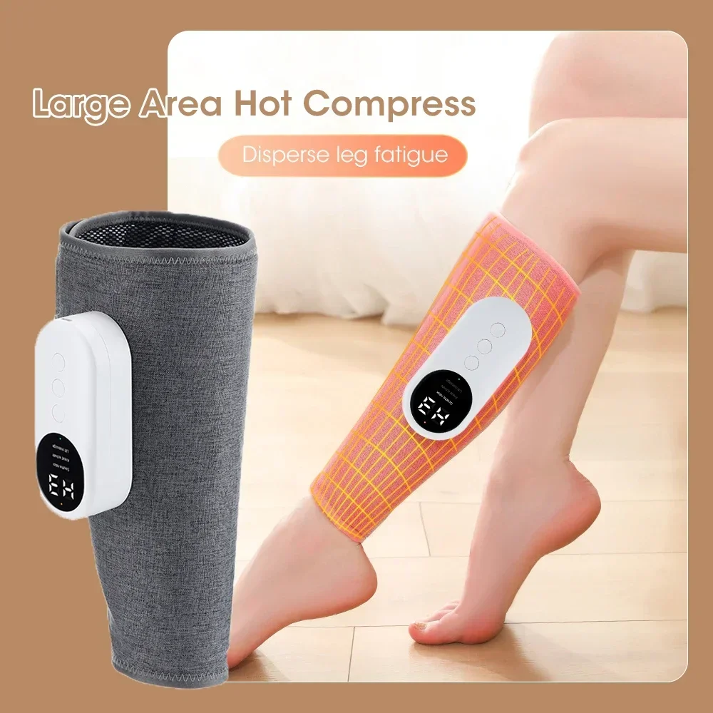 

Eletric Calf Massager 360° Air Pressure 3 Gear Heated Kneading Calf Massage Machine Relieve Leg Muscle Promote Blood Circulation