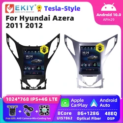 EKIY Für Hyundai Azera 2011 2012 Android 10 Auto Radio Multimedia 4G WIFI Android Auto Carplay Navigation GPS DVD Player 2Din