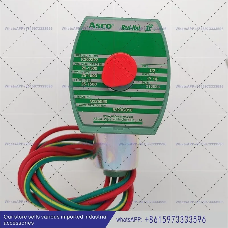 8223G010 High pressure solenoid valve 2 positions 2 ways