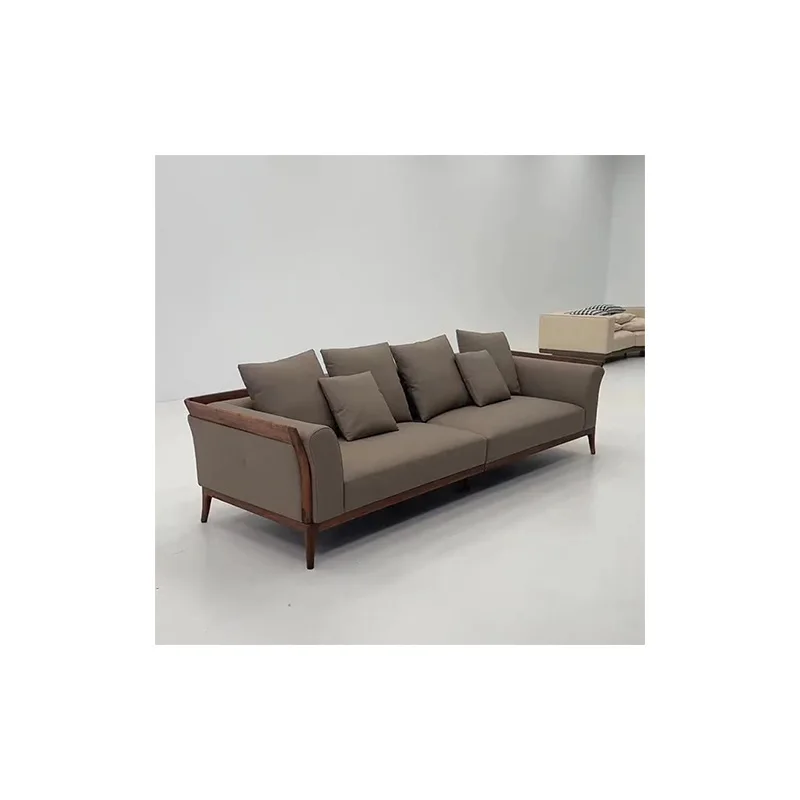 

North America, black walnut, straight row, sofa, modern, simple, living room, exclusive
