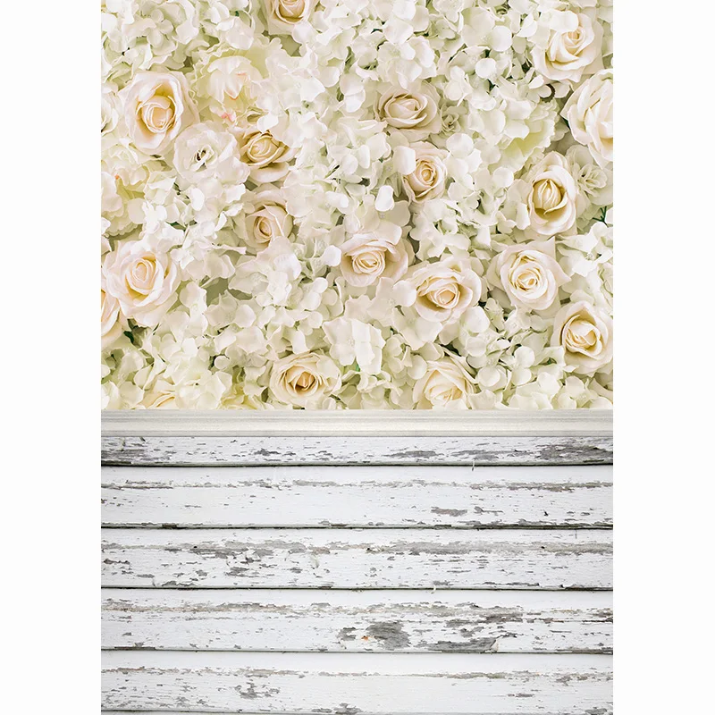 Vinyl Custom Photography Backdrops Props Flower Landscape Wooden floor  Photo Studio Background back drops background