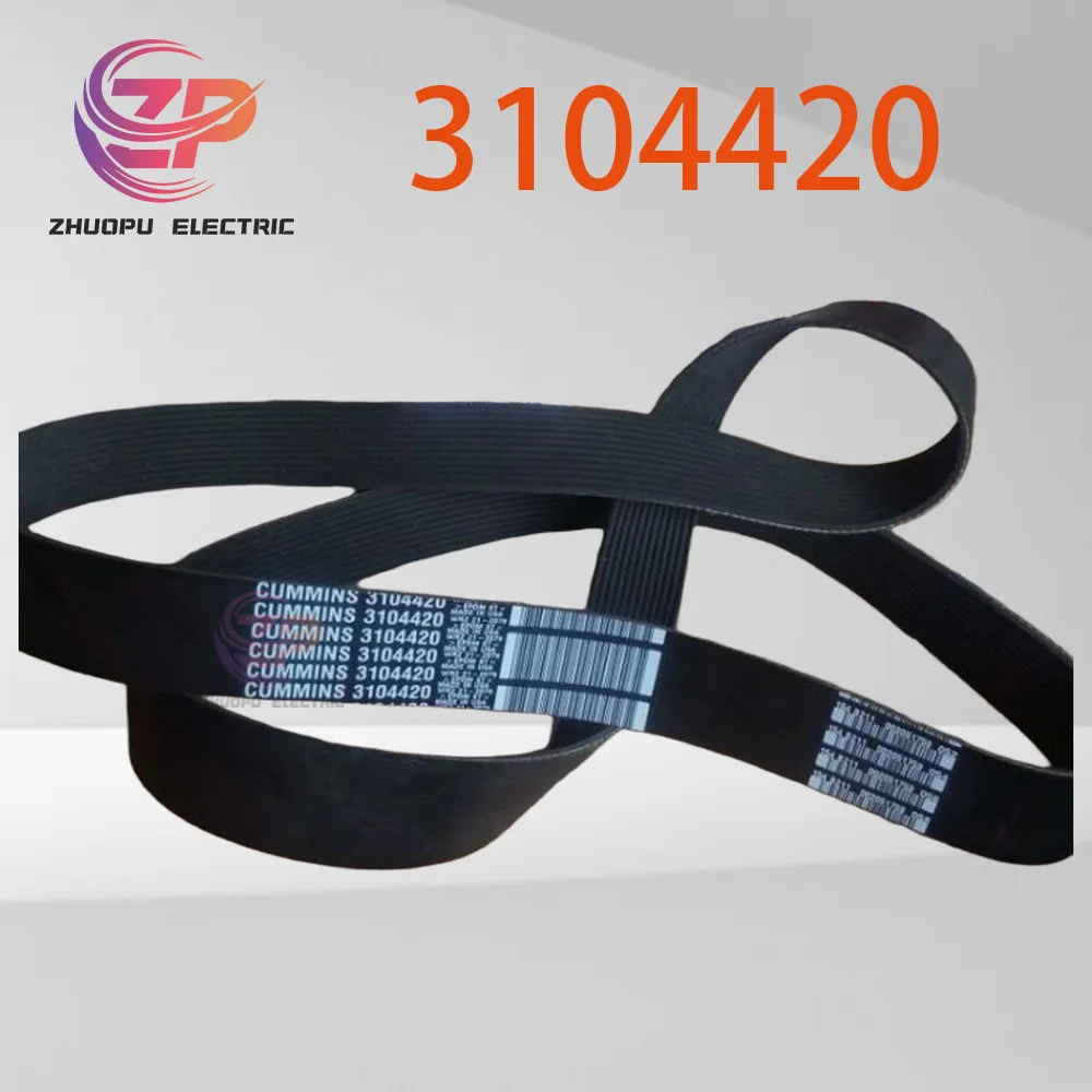 original-3104420-v-ribbed-belt-for-hyundai-r800lc-7-qsx15-cummins-engine
